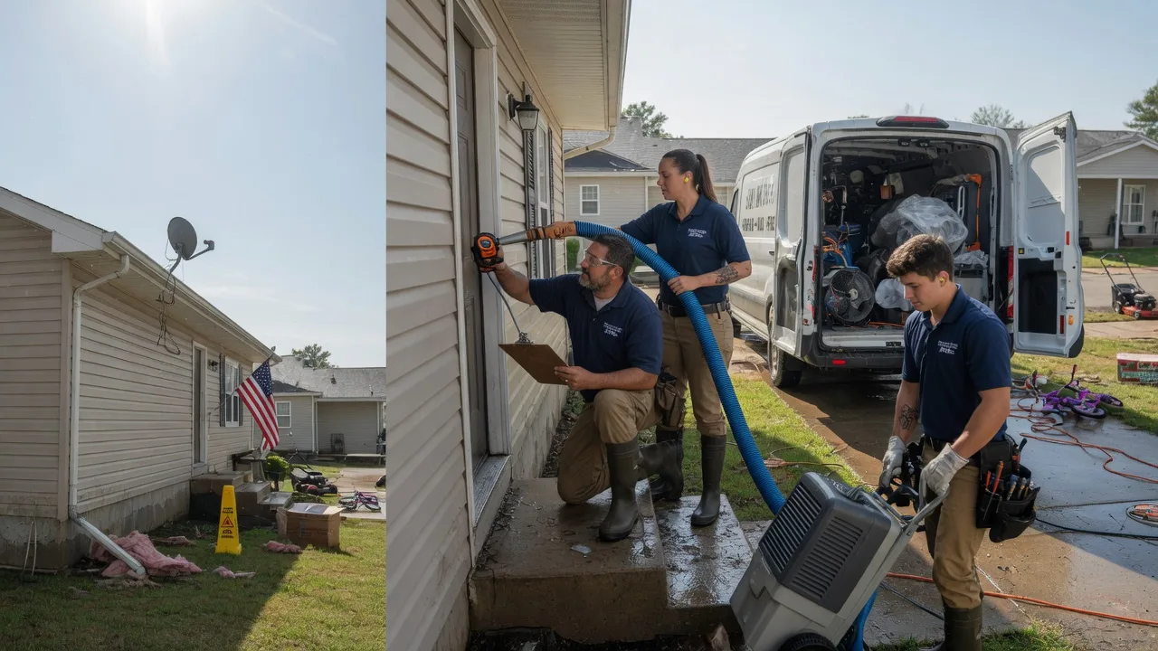 Ceiling Water Damage Restoration in Lacombe, LA near me